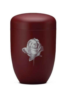 Urna em Aço Vermelho (Rosa) CEAU565