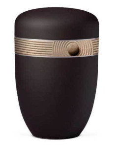 Urna em Aço Preto (Botão) CEAU558