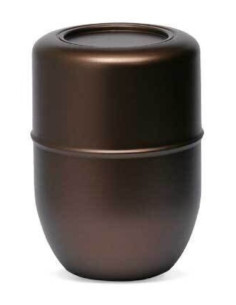 Urna em Aço Circular (Bronze) CEAU141