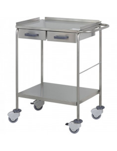 Carrinho Transporte 2 Gavetas em inox H216 da Hidemar