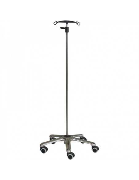 Suporte Soro 2 Ganchos plásticos e base de aluminio H1065 da Hidemar