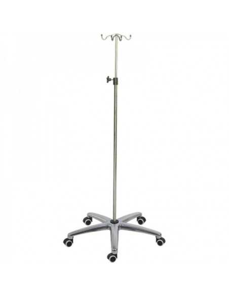 Suporte Soro 4 Ganchos base em aluminio H167 da Hidemar