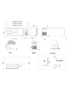 Bancada Refrigerada 2 Portas MPS-150 HC da Edenox 2