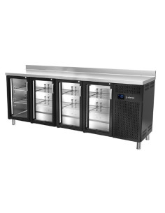 Bancada Refrigerada 4 Portas NEGRO MPS-250 HC NEGRO PC