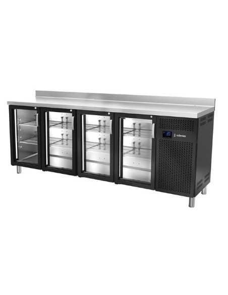 Bancada Refrigerada 4 Portas NEGRO MPS-250 HC NEGRO PC