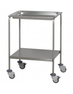 Mesa Auxiliar em Inox com Bandeja H19 da Hidemar