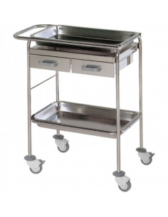 Carrinho de Curativos Inox H16 da Hidemar