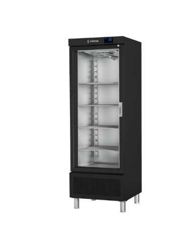 Armário Refrigerado Inox Vidro (Preto) APS-701 HC PC Preto