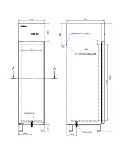 Armário Refrigeração Congelação Gastronómico APG-511 2
