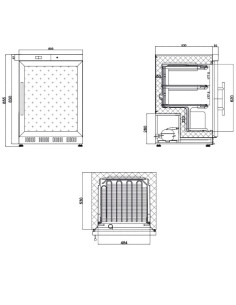 Armário Congelador Porta Vidro ANS-201-C HC (78 Litros) 2