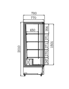 Mural Expositor Refrigerador VESUR-902-C 2