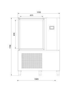 Abatedor Congelador GN2/1 AM-102 CD 2