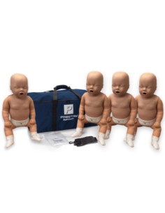 Manequins Bebés de RCP (4 unidades em cor escura) PP-IM-400M-DS