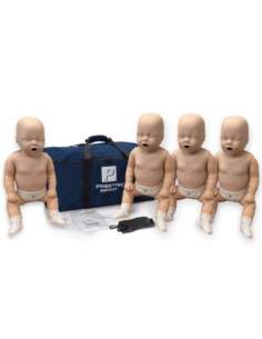 Manequins Bebés de RCP (4 unidades em cor clara) PP-IM-400M-MS