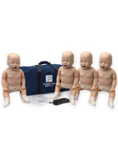 Manequins Bebés de RCP (4 unidades em cor clara) PP-IM-400M-MS