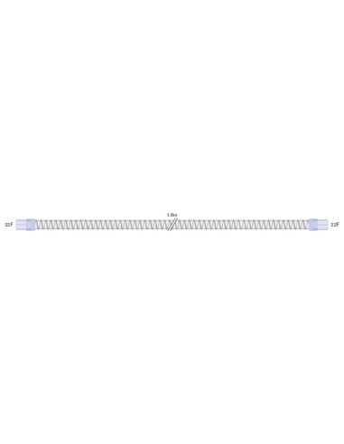 Tubo Smoothbore 22F-22F 180cm Estéril