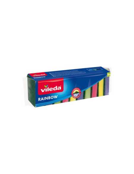Esfregão Esponja Vileda Rainbow (10 unidades)